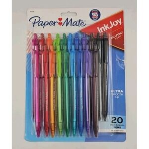 InkJoy 100RT Retractable Ballpoint Pens Medium Point (1.0mm) Assorted Colors‎ 20